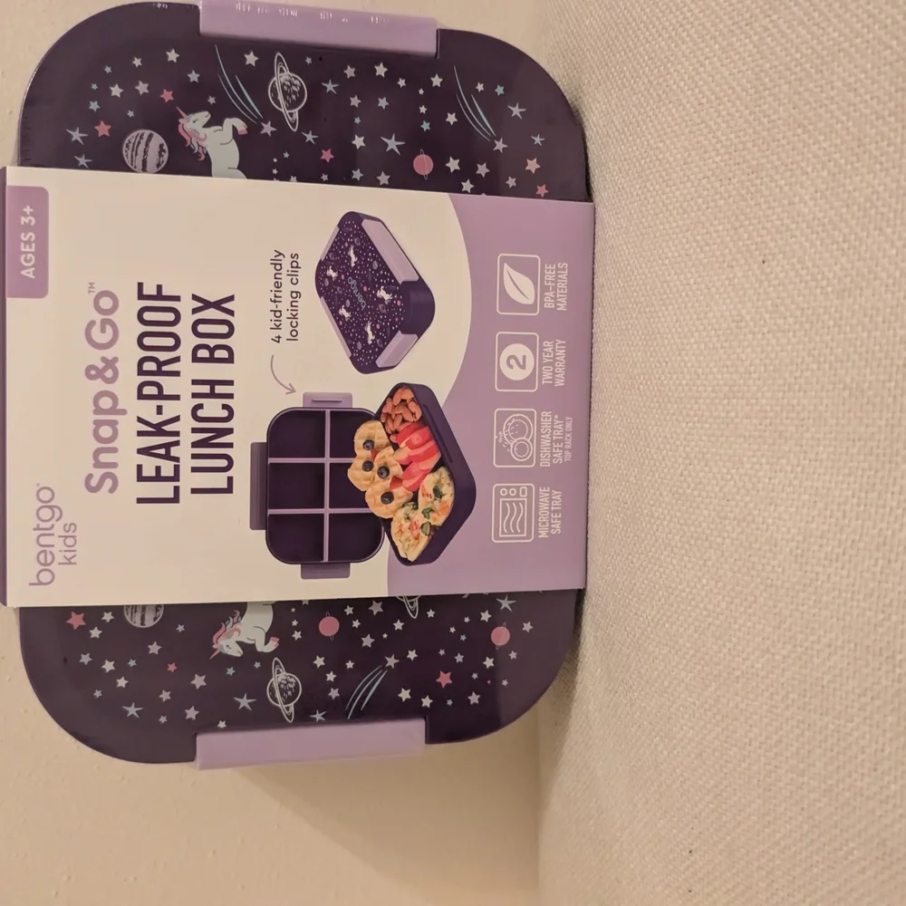 Bentgo Kids Purple Leak-Proof Lunch Box - Picture 7 of 10